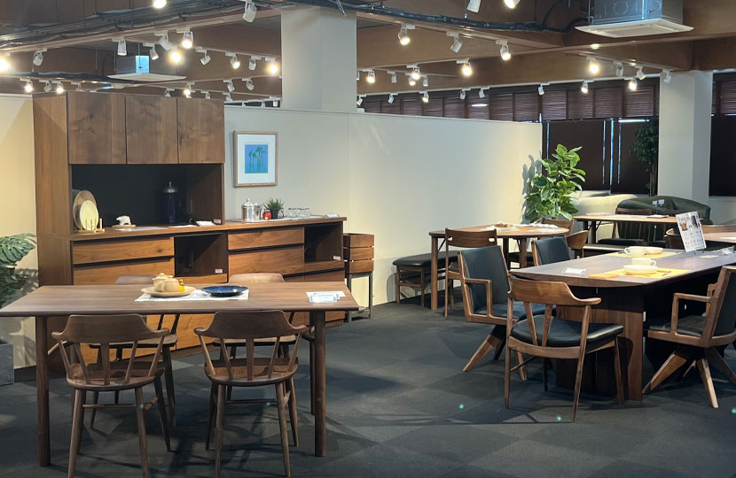 フジシ・ショールーム 5階フジシオリジナル家具コーナー
