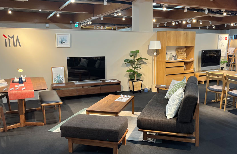 フジシ・ショールーム 5階フジシオリジナル家具コーナー