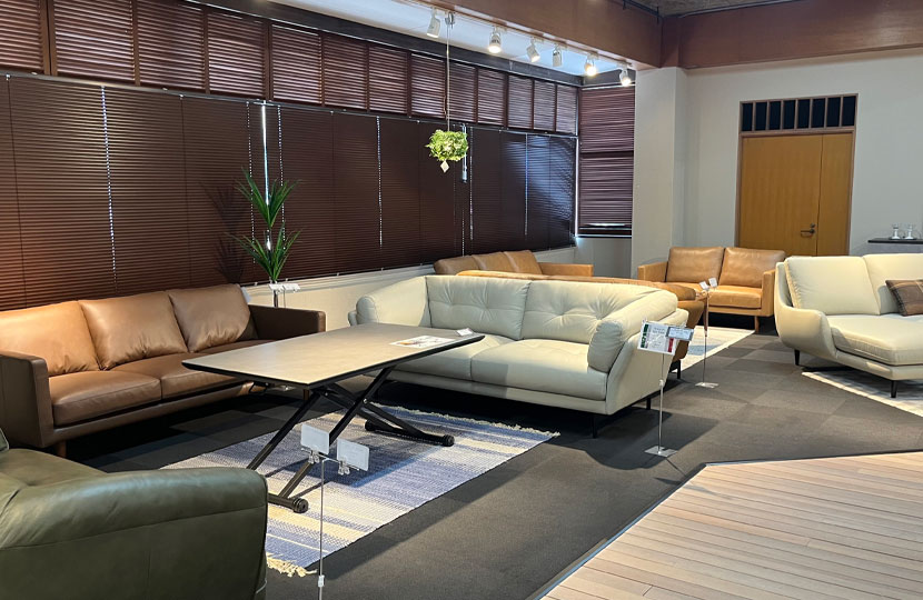 フジシ・ショールーム 5階フジシオリジナル家具コーナー