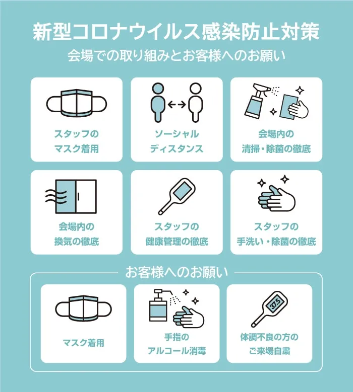 新型コロナウイルス感染防止対策